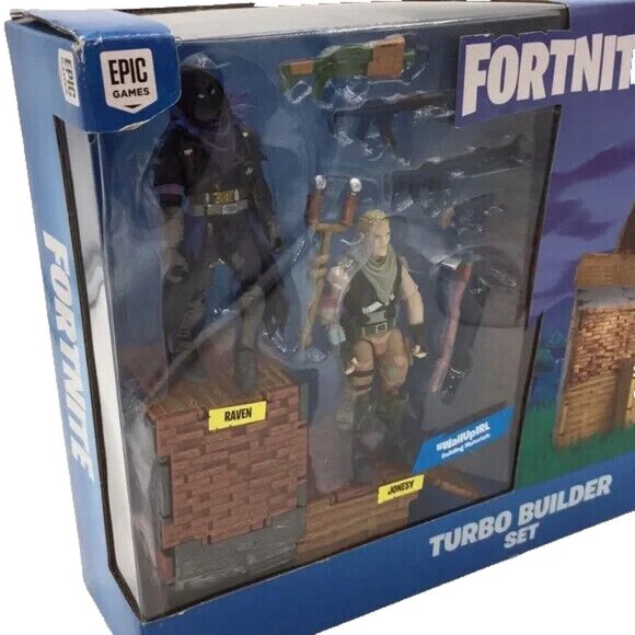Fortnite Jonesy and Raven Turbo Builder Set 2 Figure Pack Playset 89 Pie… - Picture 10 of 10